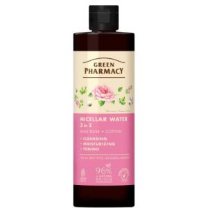 Green Pharmacy Міцелярна вода 3в1 Мускусна троянда та бавовна 500мл
