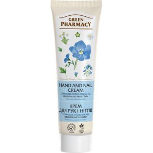 Green Pharmacy Крем для рук Ромашка та олія льону, 100мл