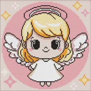 Алмазна мозаїка "Святе янголятко" 30х30 см