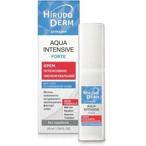 Біокон Крем для обличчя Hirudo Derm Extra Dry Aqua Intensive Forte Інтенсивно зволожувальний, 50мл