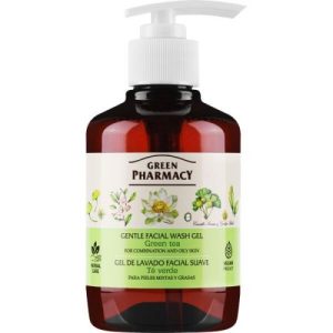 Green Pharmacy Гель для вмивання Ніжний Зелений чай та гінкго білоба, 270мл