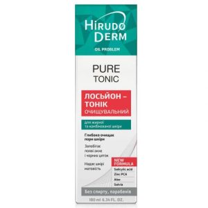 Біокон Лосьйон для обличчя Hirudo Derm Oil Problem Pure Tonic Очищувальний, 180мл