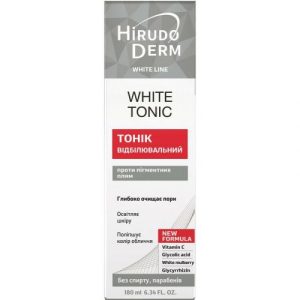 Біокон Тонік для обличчя Hirudo Derm White Line White Tonic Відбілювальний, 180мл