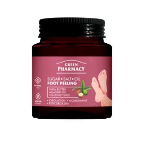 Green Pharmacy Масляний цукрово-сольовий скраб для ніг, 300мл