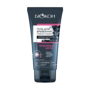 Біокон Гель для вмивання Чорне вугілля, 175г