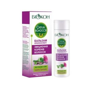 Біокон Кондиціонер для волосся Сила волосся Бальзам ополіскувач Зміцнення коренів, 205мл