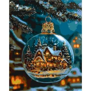 Картина за номерами "Тепло різдвяної ночі" 40х50 см