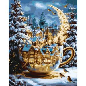 Картина за номерами "Ніч різдвяних чудес" 40х50 см