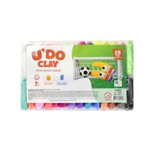 Набір для творчості "UʼDO Clay" 28 брикетів