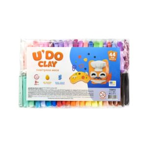 Набір для творчості (повітряний пластилін) "UʼDO Clay 44 брикетів