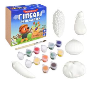 Набір для творчості "Гіпсові розмальовки: розфарбуй овочі"