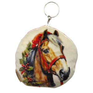 Плюшевий брелок "Новорічний скакун"