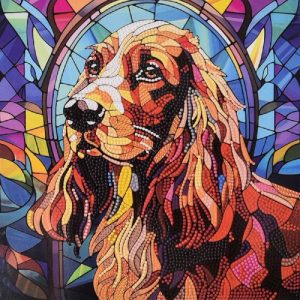 Алмазна мозаїка "Вірний пес" 30х30 см