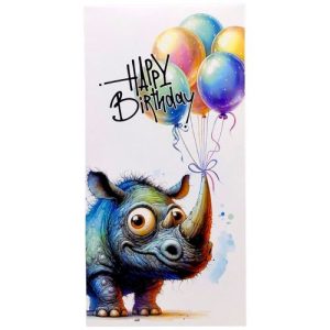 Конверт вітальний (для грошей) 16.5х9х0,5 см