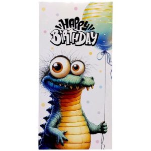 Конверт вітальний (для грошей) 16.5х9х0,5 см