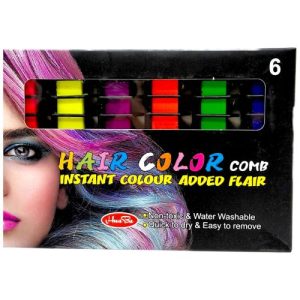 Фарба для волосся неонова 6 шт