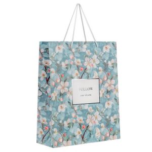 Пакет паперовий подарунковий, 26х32см, Gentle Blossom