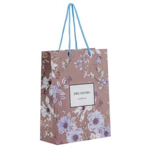 Пакет паперовий подарунковий, 18х24см, Blue Elegance