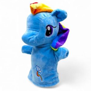 М'яка іграшка-рукавичка "Поні" (блакитна)