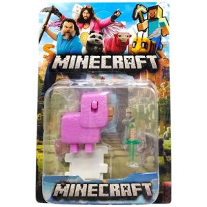 Іграшка-герой "Майнкрафт/Minecraft Movie" (Рожева вівця)
