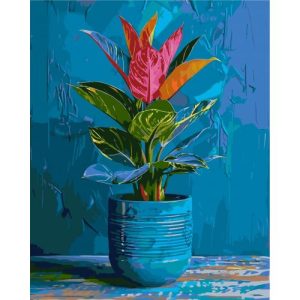 Картина за номерами "Тропічна квітка" 40х50 см