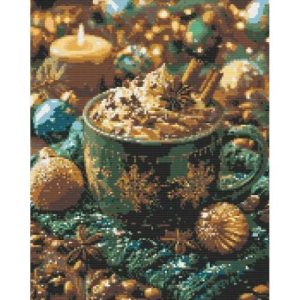 Алмазна мозаїка "Зимовий затишок" 40х50 см