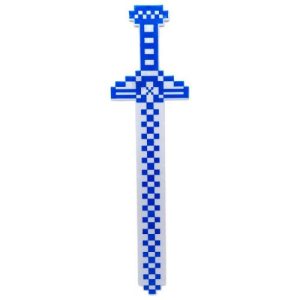 МЕЧ МАЙНКРАФТ/MINECRAFT, СВІТИТЬСЯ (БІЛИЙ)