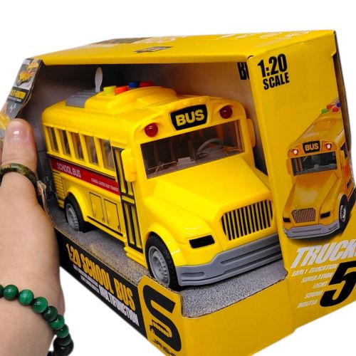 Автобус (інерційний озвучений) зі світлом, в коробці 24,5x13x10,5 см)