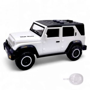 МАШИНА ІНЕРЦІЙНА, З ПАРОМ "JEEP WRANGLER SAHARA" (БІЛИЙ)