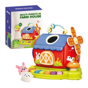 Розвивальний будинок, піаніно, з тваринками