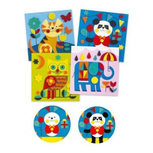 Художній комплект аплікація DJECO М’які істоти