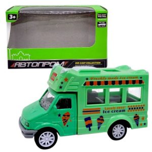 МАШИНА АВТОПРОМ (металева кабіна) ФУРГОН З МОРОЗИВОМ (ЗЕЛЕНИЙ)