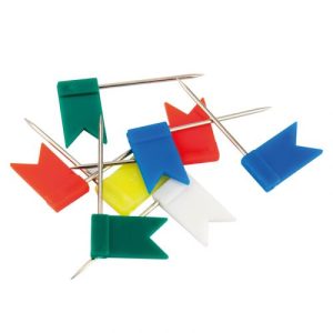 Кнопки-цвяшки кольорові, 30 шт