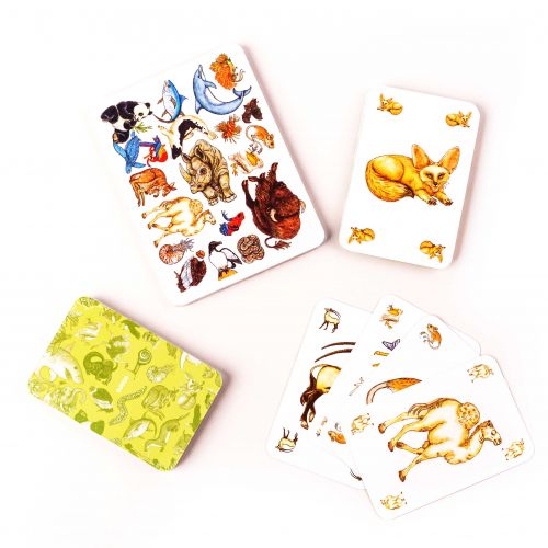 Гра настільна карткова дитяча "Занімалка"