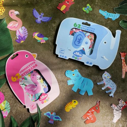 Набір фігурних наліпок "Djeco. Тварини Антарктики"