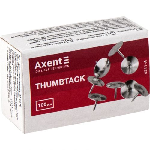 Кнопки нікельовані, 100 шт.