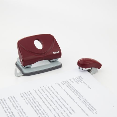 Степлер Welle-2 пласт., №24/6, 10 арк., червоний