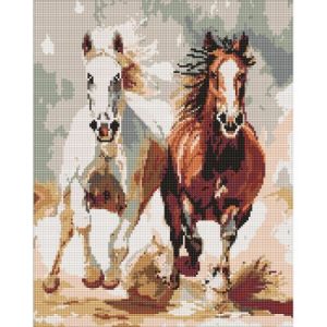 Алмазна мозаїка "Чуттєвий забіг" 40х50 см