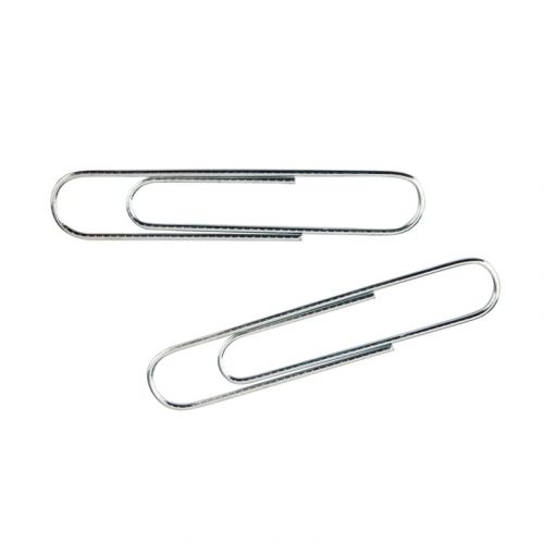 Скріпки оцинковані, 78 мм, 50 шт. (полібег)