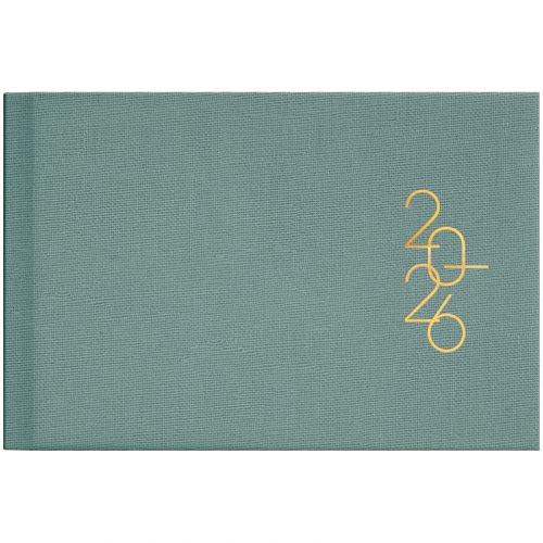 Щотижневик 2026 кишеньк Linesse морський зелений