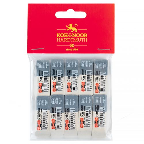 Гумка комбінована SunPearl, 6541/80 (полібег 10шт)