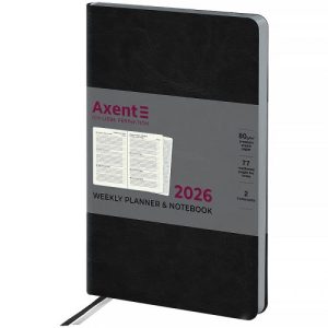 Щотижневик 2026 Partner City Soft, 125*195, чорний