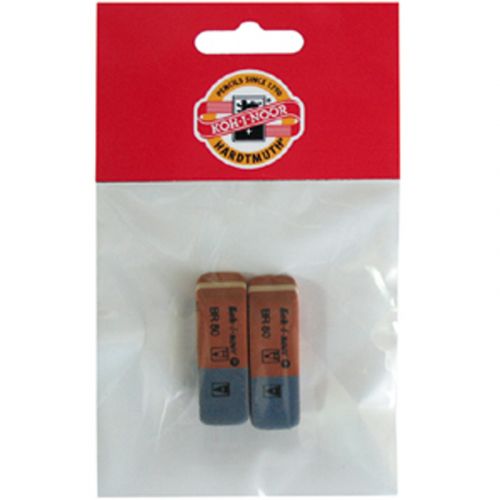 Гумка комбінована BlueStar, 6521/80 (полібег 2 шт)