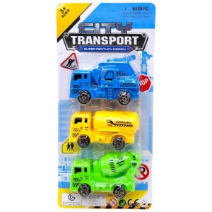 Набір машинок "Міський транспорт" 8 см