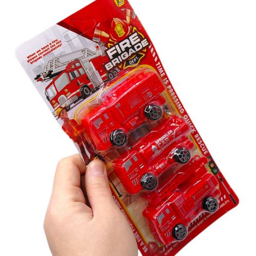 Набір пожежних машинок (9 см)