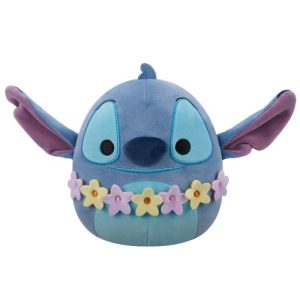 М'яка іграшка Squishmallows серії Disney - Стіч в гавайських леях (17 см)