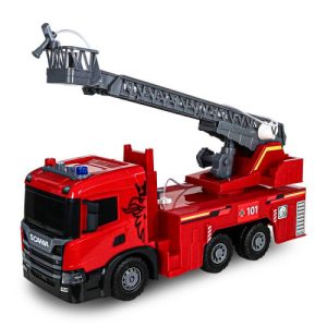 Автомодель серії Super Big Truck – Пожежна машина Scania (світло, звук, функ. води)
