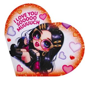 Листівка вітальна "Валентинка" 13,1х7,1 см (10 штук)