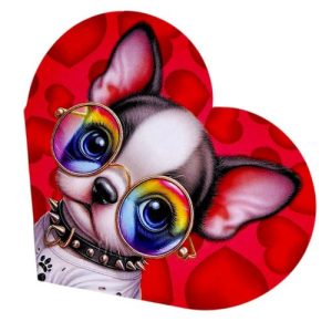 Листівка вітальна "Валентинка" 13,1х7,1 см (10 штук)