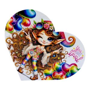 Листівка вітальна "Валентинка" 15,1х8,2 см